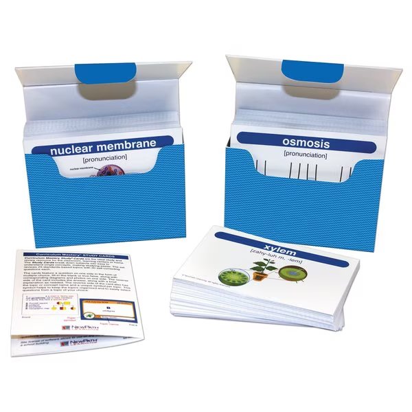 Life Science Vocabulary Builder Flash Card Set, Middle School, Newpath Learning, Mfr#: 446017